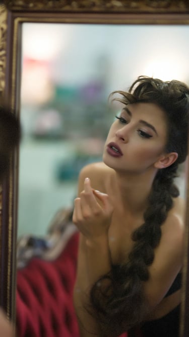 luxury beauty editorial with Allure magazine influence