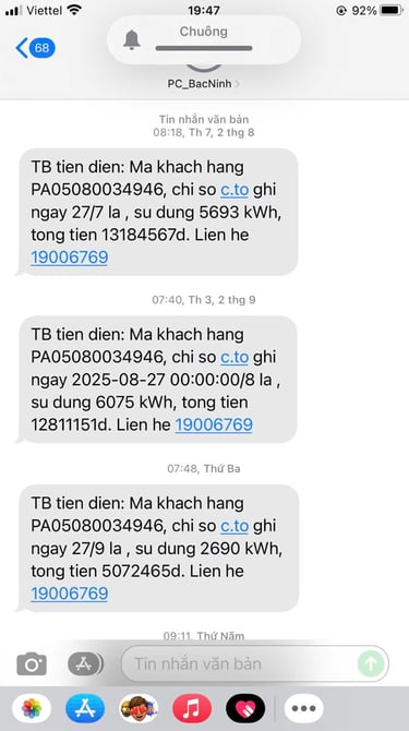 Một khách hàng lắp hệ 22.5kWp đã giảm tới 3000 số điện, tương đương 7.8 triệu đồng/tháng