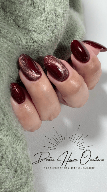 ongles béziers nail cat eyes