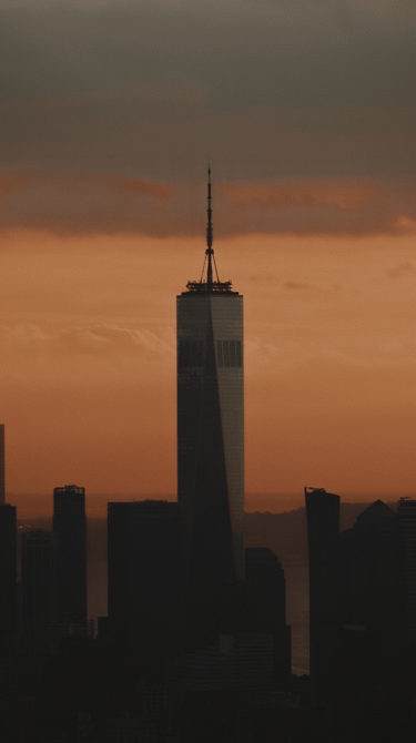 One World Trade Center New York Sonnenuntergang Stadtfotografie