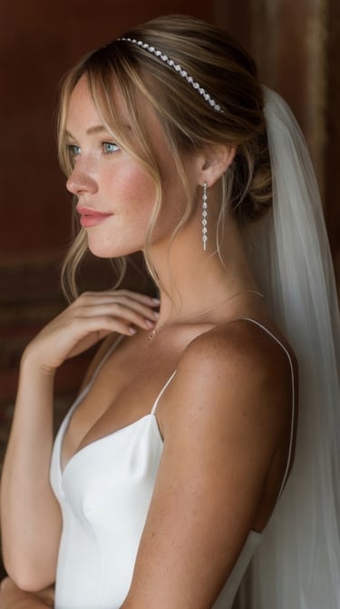 modern bridal hairstyle Sunshine Coast