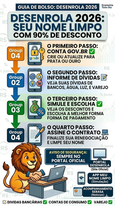 passo a passo desenrola 2026 gov.br