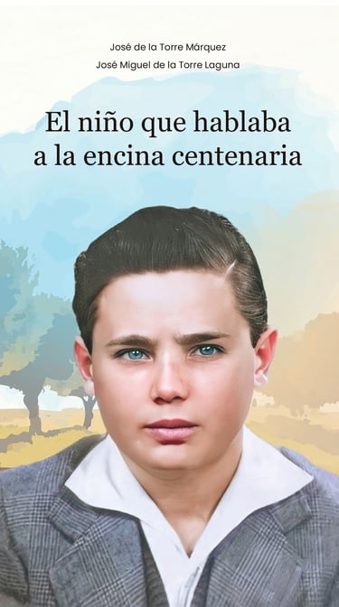 El niño que hablaba a la encina centenaria. Cartel.