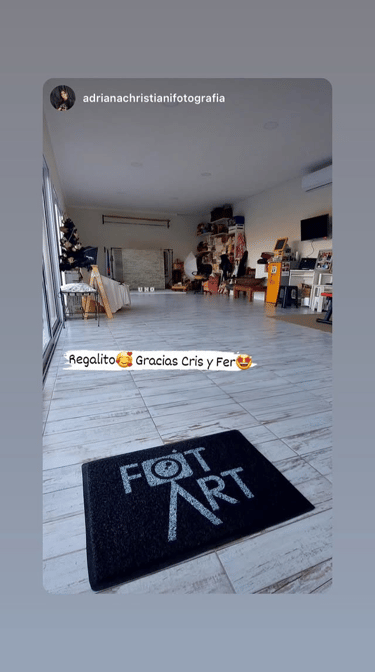 Felpudo personalizado logo oficina art