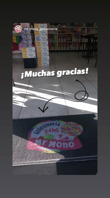 Felpudos con logo personalizado mr mono