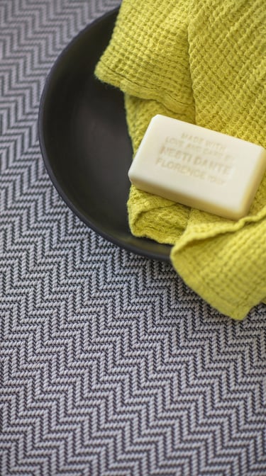 Alternative Flooring herringbone carpet installed by Touchwood Flooring Longridge Lancashire