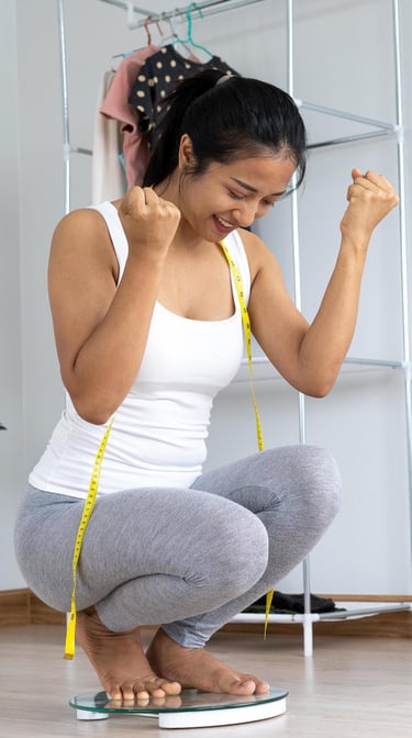 femme balance connectée coach sportif amiens
