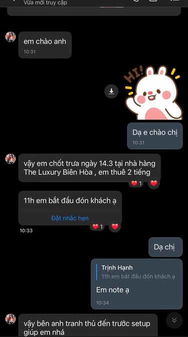 ảnh khách chốt cọc và thuê máy photobooth tại hồ chí minh