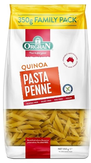 orgran penne past