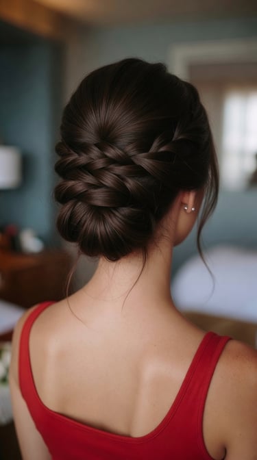 High-end wedding hair and makeup with modern elegance and timeless beauty.