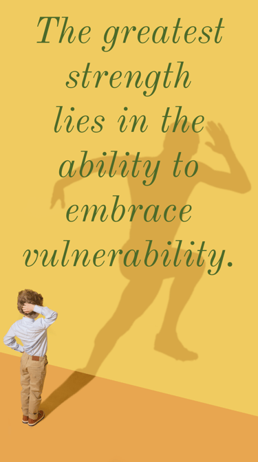 "The greatest strength lies in the ability to embrace vulnerability." - Feel Good Stories