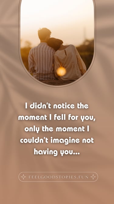 I am in love with you