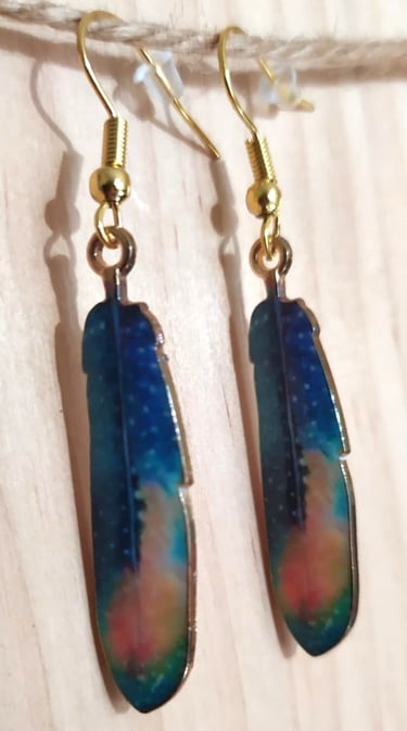 Bijoux Les Couleurs de Lo Collection plumes