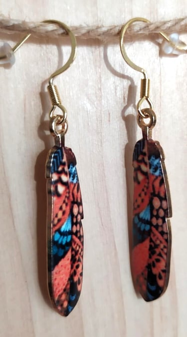 Bijoux Les Couleurs de Lo Collection plumes