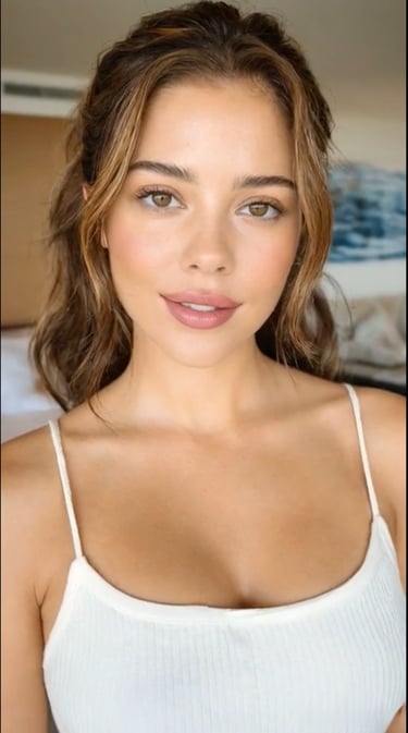Timeless bridal hair and makeup look with elegant styling and soft glam finish.