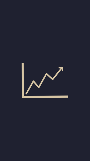 Average depth icon.