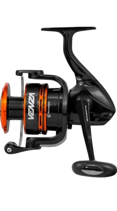 molinete-venza-5000-preto-com-laranja-robusto-para-pesca-peixes-grandes.