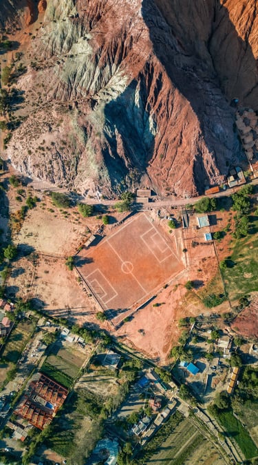 soccer field in the north of Argentina 