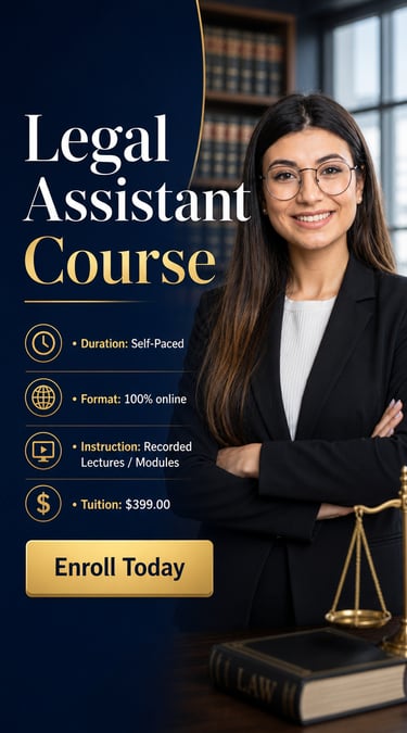 Legal Assistant Course