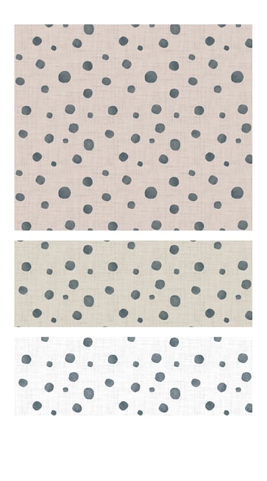 Organic watercolour circle seamless surface patterns for wallpaper, home decor and textile licensing