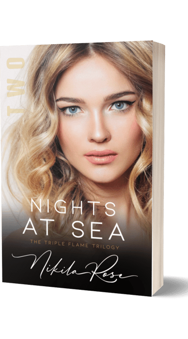 Regular cover of the novel Nights at Sea
