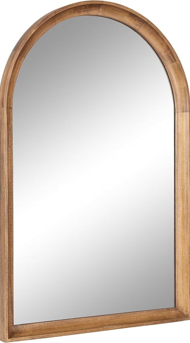 Arched Wooden Mirror