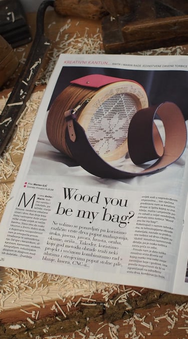 Slobodna Dalmacija diajneri torbi Wood you be my bag?