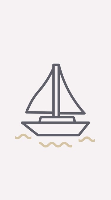 Sailing icon.