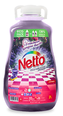 netto sol et surfaces lavande