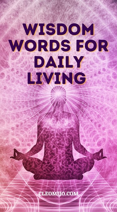 a person sitting in a lotus position with a quote on the front