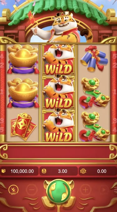 Tela do Fortune Tiger - Como funciona a interface do jogo do tigre