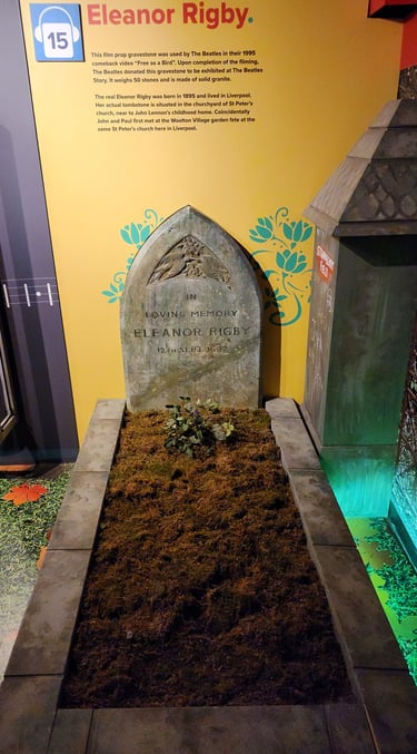 R.I.P. Eleanor Rigby in Liverpool, England