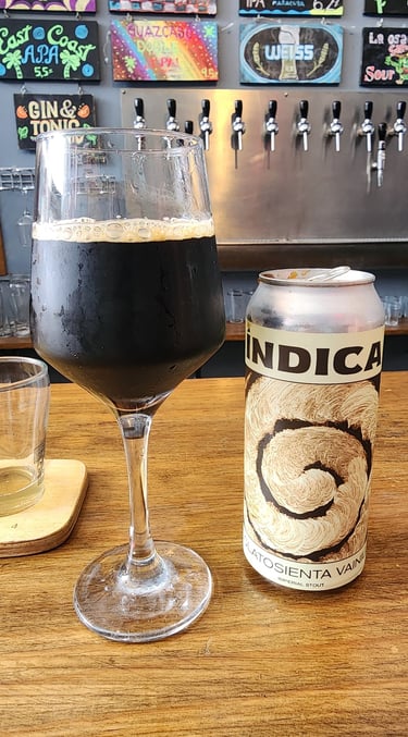 The Pirate found a tasty beverage from Indica Brewery in Montevideo, Uruguay