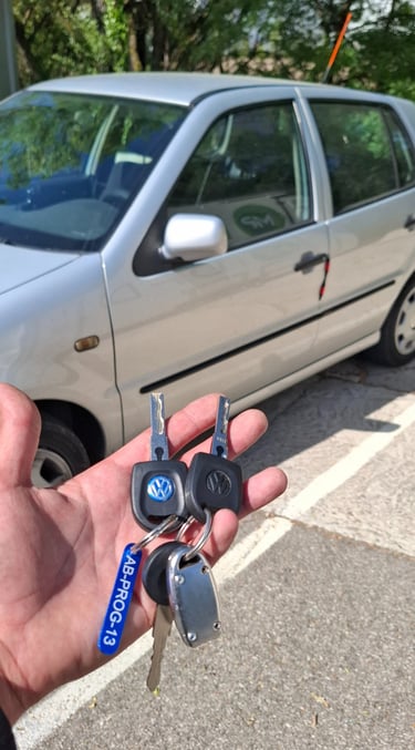Dépannage au domicile du clien volkswagen polo