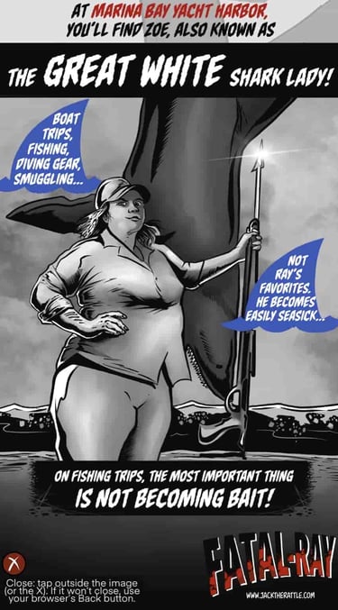 Zoe the Great White Shark Lady from Fatal-Ray