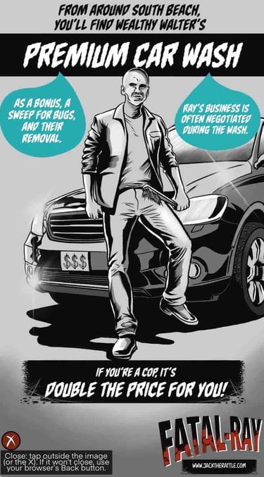 Wealthy Walter’s Premium Car Wash, Fatal-Ray location