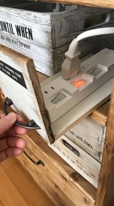Cache prise
