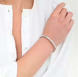 bracelet en argenter pas cher acier inoxydable 
