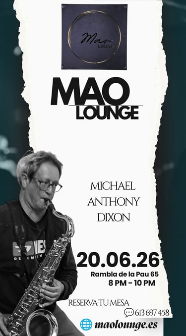 Poster Mao Lounge Mike Dixon