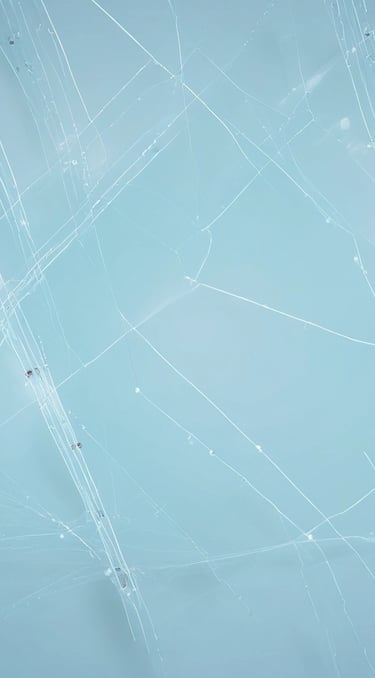 Fondo liso azul claro con lineas asimétricas blancas