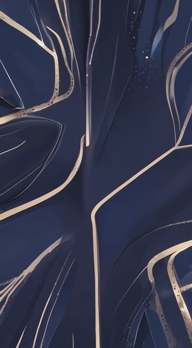 A sleek dark blue galaxy-inspired abstract background symbolizing innovation and depth.