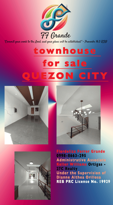 Townhouse for sale Quezon City