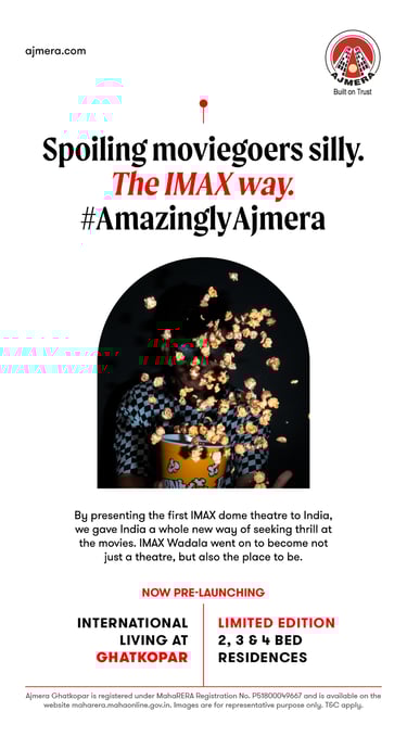 Showcasing Ajmera's legacy through a teaser campaign