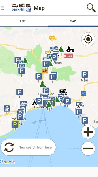 Park4night - App a Campsite finder