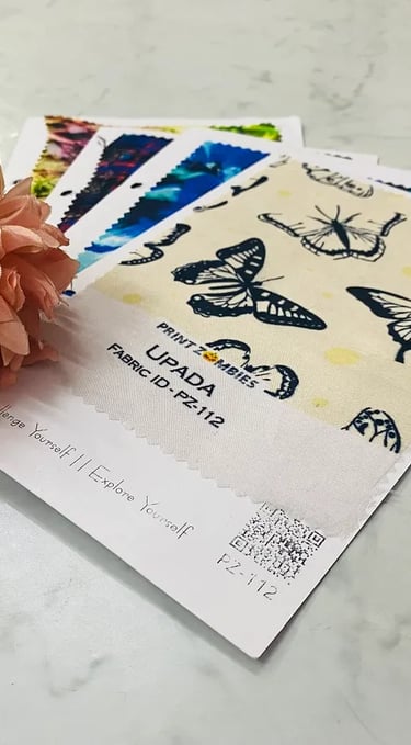 Silk Upada Fabric for Digital Printing