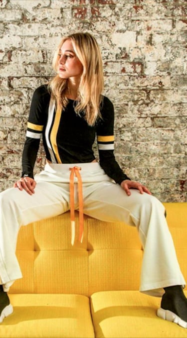 editorial hair and makeup for Andy Hilfiger fashion event