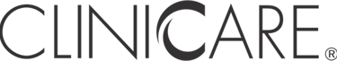 CLINICARE professional skincare and medical brand logo in elegant black typography.