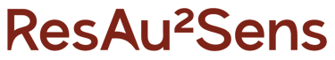 a red and black logo with the words resaulsensilsenss