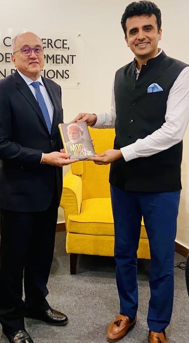 Ambassador of El Salvador at Chamber India secretariat, New Delhi