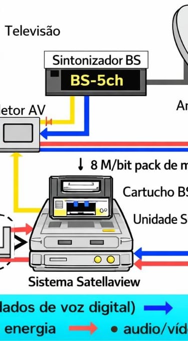 Especificações técnicas Satellaview
